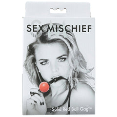 S&M Solid Red Ball Gag - Eros Fine Goods