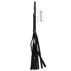 S&M Black Leather Flogger - Eros Fine Goods
