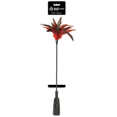 S&M Feather Slapper-Red/Black - Eros Fine Goods