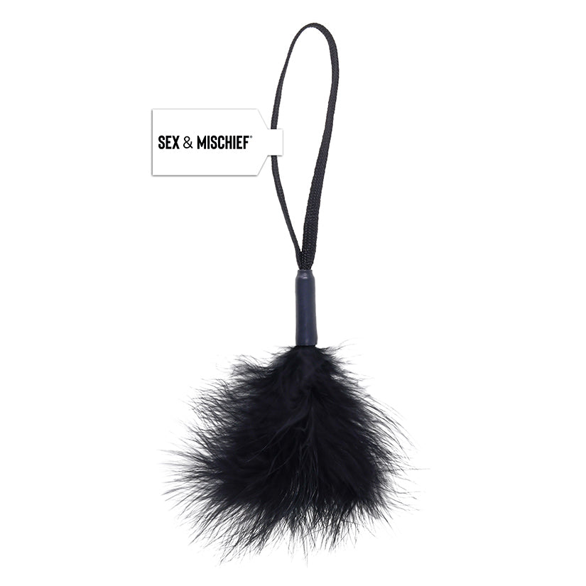 Wrist Feather Tickler-Black - Eros Fine Goods
