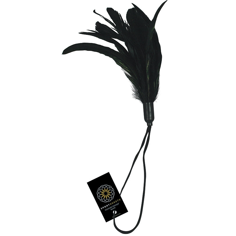 Sportsheets Pleasure Feather-Black - Eros Fine Goods
