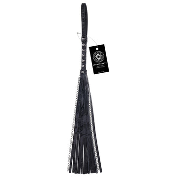 Velvet Noir Chain Flogger - Eros Fine Goods