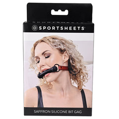 Saffron Silicone Bit Gag - Eros Fine Goods