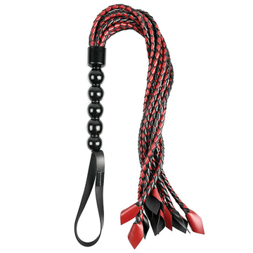 Saffron Braided Flogger - Eros Fine Goods