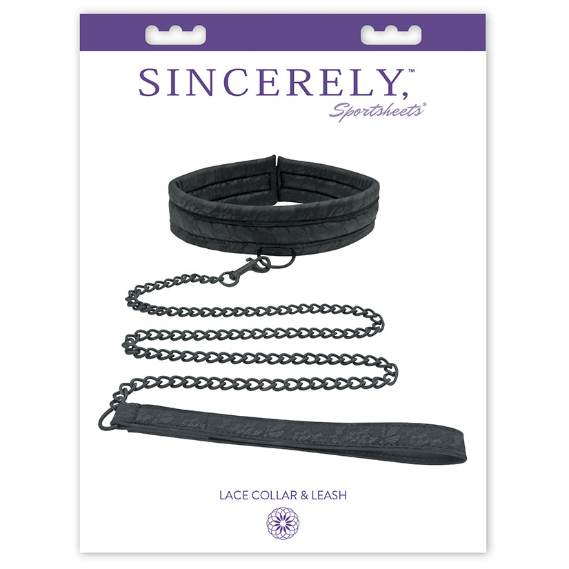 Sincerely Lace Collar & Leash - Eros Fine Goods