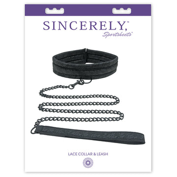 Sincerely Lace Collar & Leash - Eros Fine Goods