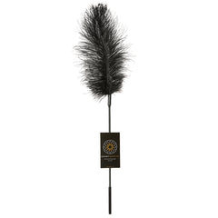 Sportsheets Ostrich Tickler-Black - Eros Fine Goods