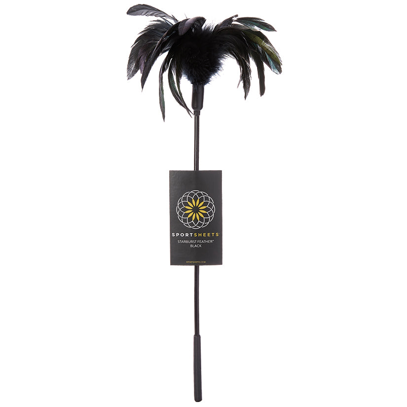 Sportsheets Starburst Tickler-Black - Eros Fine Goods