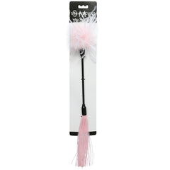 S&M Whip & Tickle-Pink/White - Eros Fine Goods