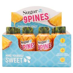 Sugar Splash 9Pines Pineapple Shot Display of 12 - Eros Fine Goods