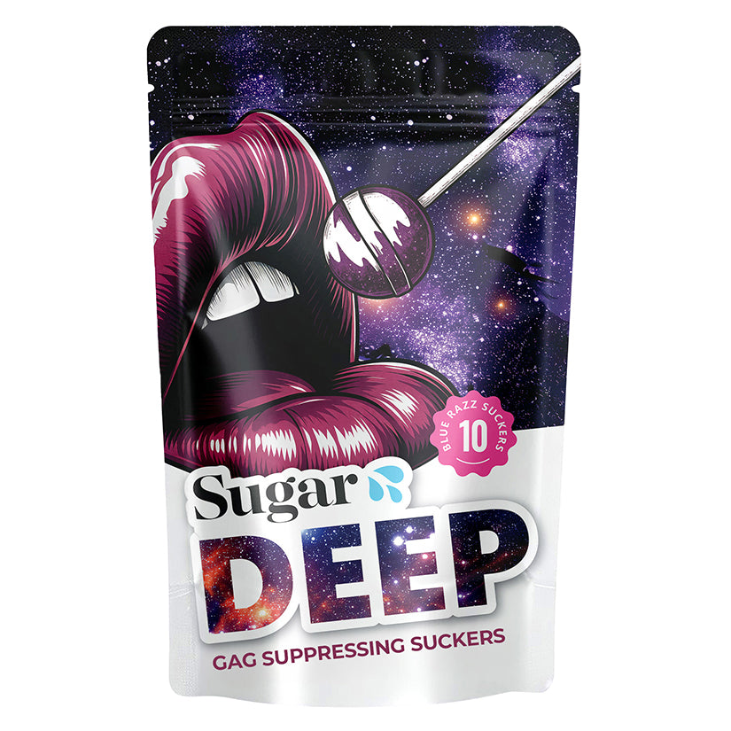 Sugar Splash Deep Gag Suppressing Suckers Bag of 10 - Eros Fine Goods