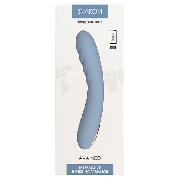 Svakom Ava Neo-Cornflower Blue - Eros Fine Goods