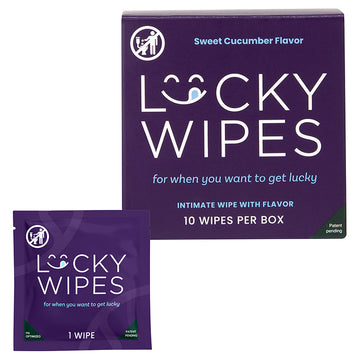 Sweetums Flavored Lucky Wipes For Men-Sweet Cucumber - Eros Fine Goods
