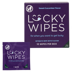 Sweetums Flavored Lucky Wipes For Men-Sweet Cucumber - Eros Fine Goods