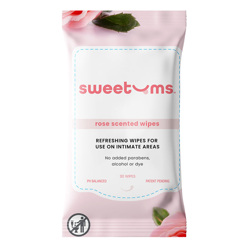 Sweetums Scented Wipes-Rose - Eros Fine Goods