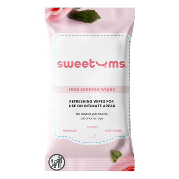 Sweetums Scented Wipes-Rose - Eros Fine Goods
