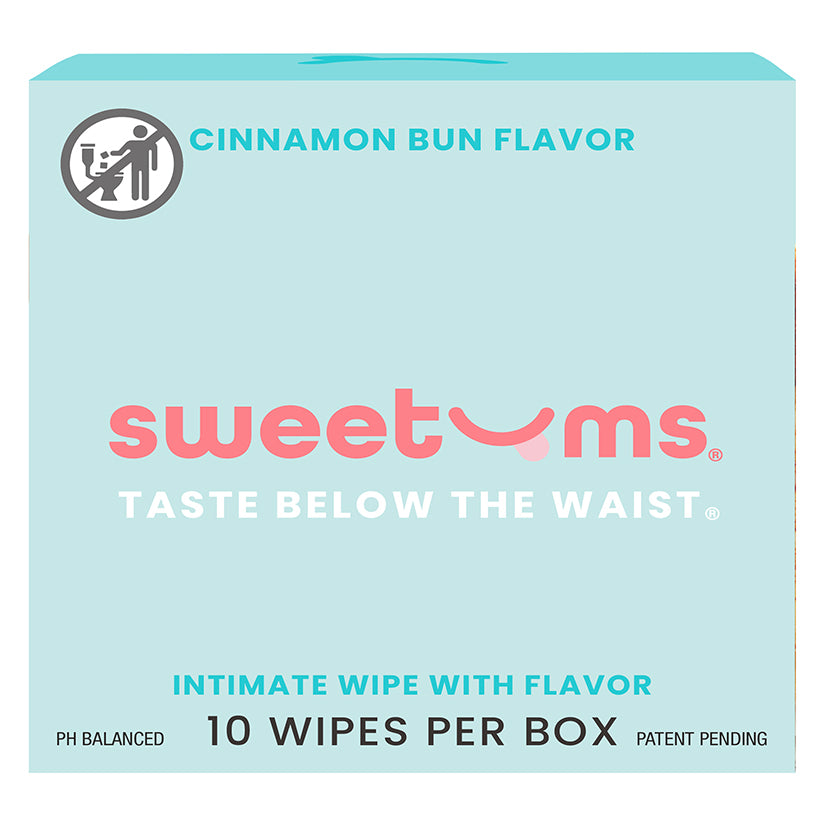 Sweetums Flavored Wipes-Cinnamon Bun - Eros Fine Goods