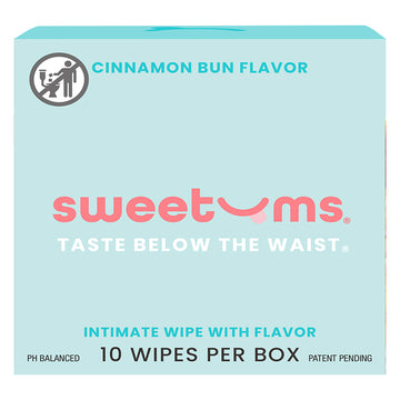 Sweetums Flavored Wipes-Cinnamon Bun - Eros Fine Goods