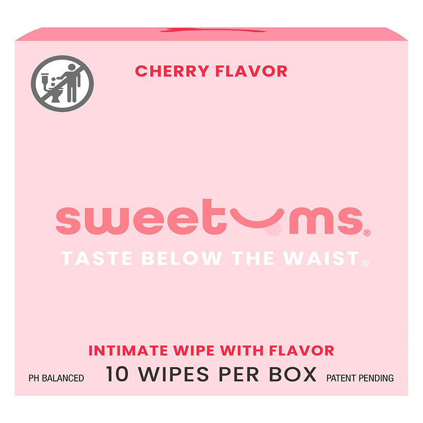 Sweetums Flavored Wipes-Cherry - Eros Fine Goods