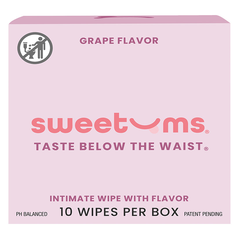 Sweetums Flavored Wipes-Grape - Eros Fine Goods