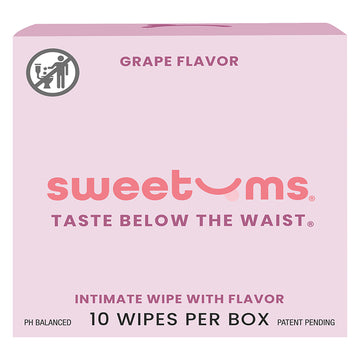 Sweetums Flavored Wipes-Grape - Eros Fine Goods