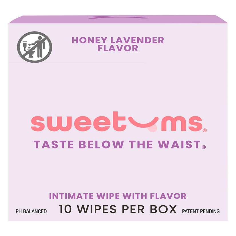 Sweetums Flavored Wipes-Honey Lavender - Eros Fine Goods