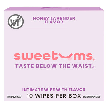 Sweetums Flavored Wipes-Honey Lavender - Eros Fine Goods