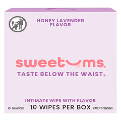 Sweetums Flavored Wipes-Honey Lavender - Eros Fine Goods