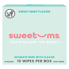 Sweetums Flavored Wipes-Sweet Mint - Eros Fine Goods