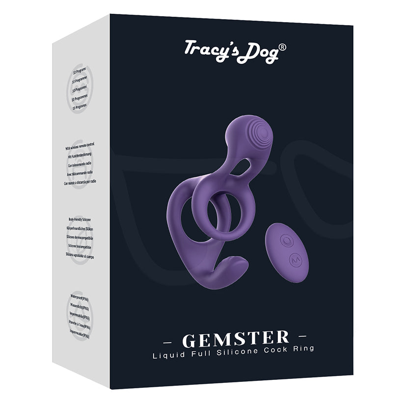 Tracys Dog Gemster-Purple - Eros Fine Goods