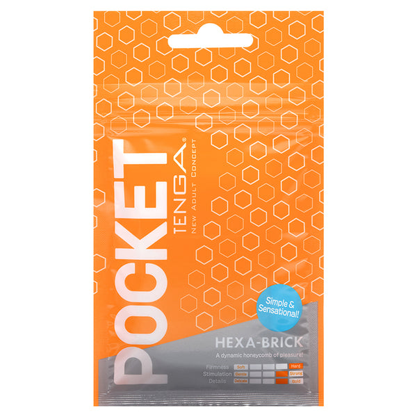 Tenga Pocket-Hexa Brick - Eros Fine Goods