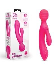 Together Tri Delight Dual-ended Triple Stim Wand & Rabbit Vibrator