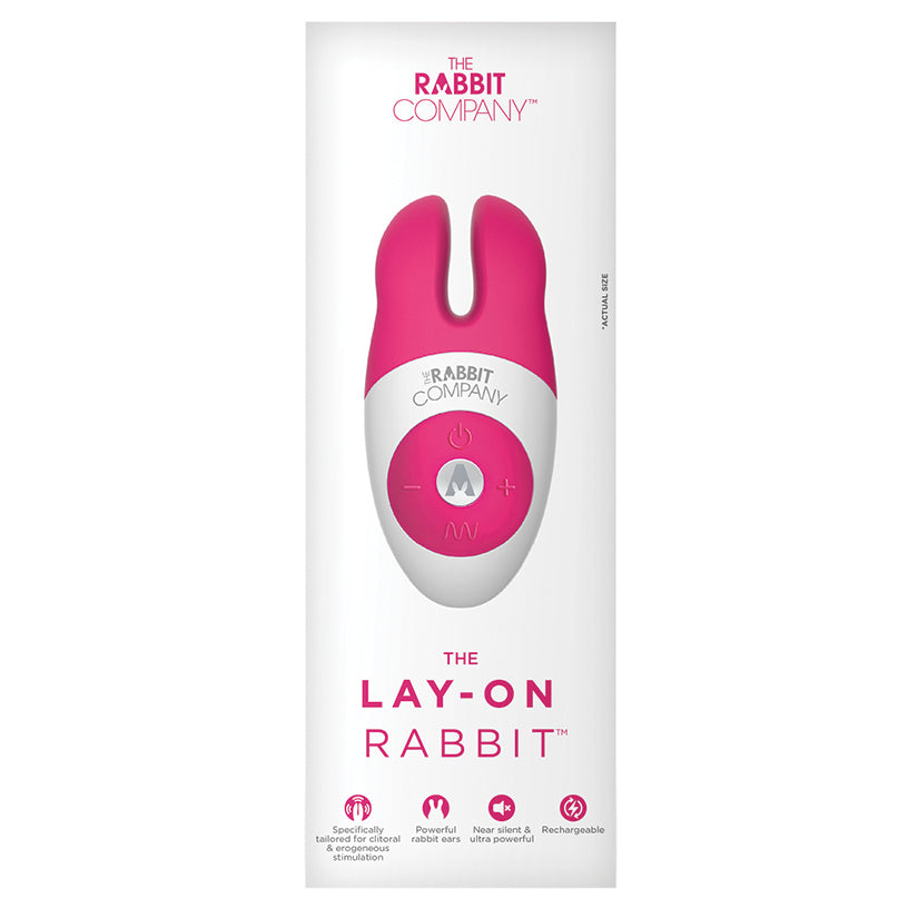 The Lay-On Rabbit Rechargeable-Hot Pink - Eros Fine Goods