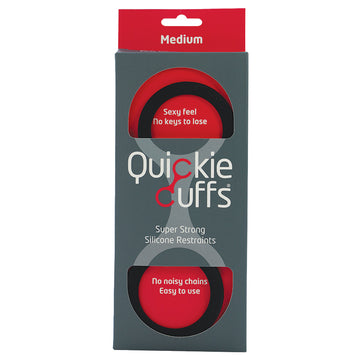 Quickie Cuffs Medium-Black - Eros Fine Goods