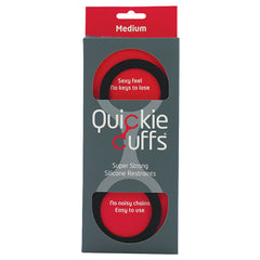 Quickie Cuffs Medium-Black - Eros Fine Goods