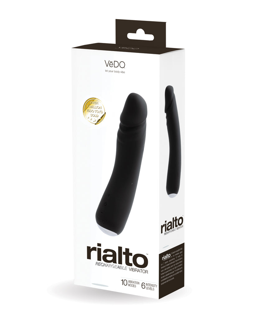 Vedo Rialto Rechargeable Vibe - Black Pearl