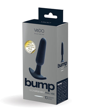 Vedo Bump Rechargeable Anal Vibe - Just Black