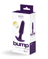 Vedo Bump Rechargeable Anal Vibe - Deep Purple
