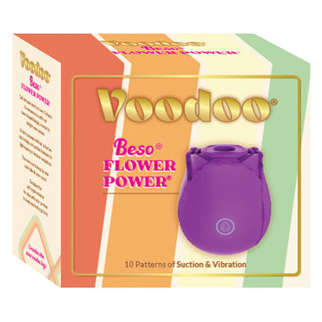 Voodoo Beso Flower Power-Purple - Eros Fine Goods
