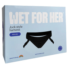 WFH Jock Harness Black-Black L-5X - Eros Fine Goods