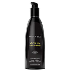 Wicked Aqua Sensitive Waterbased Hypoallergenic Lube 8oz - Eros Fine Goods