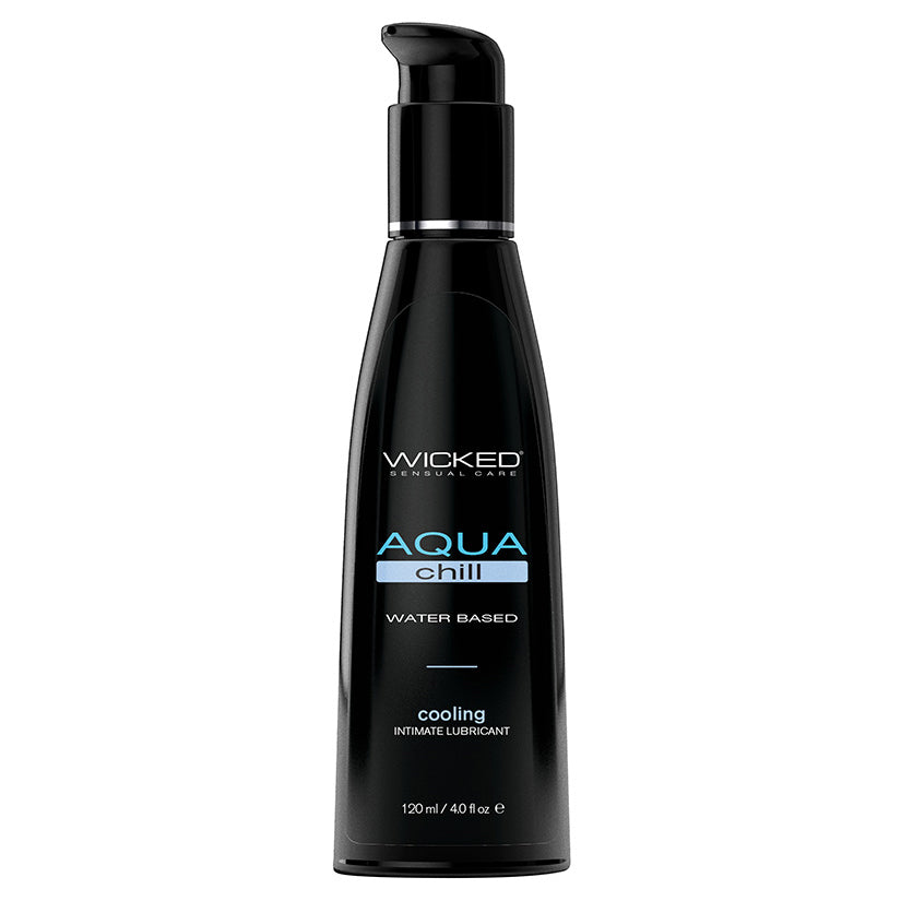 Wicked Aqua Chill Waterbased Cooling Sensation 4oz - Eros Fine Goods