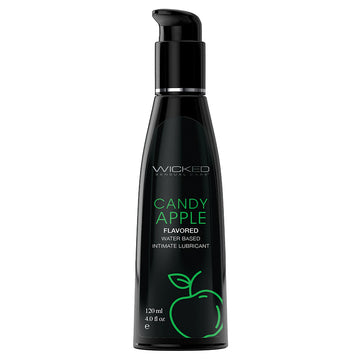 Wicked Aqua Flavored Lube-Candy Apple 4oz - Eros Fine Goods