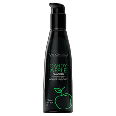 Wicked Aqua Flavored Lube-Candy Apple 4oz - Eros Fine Goods