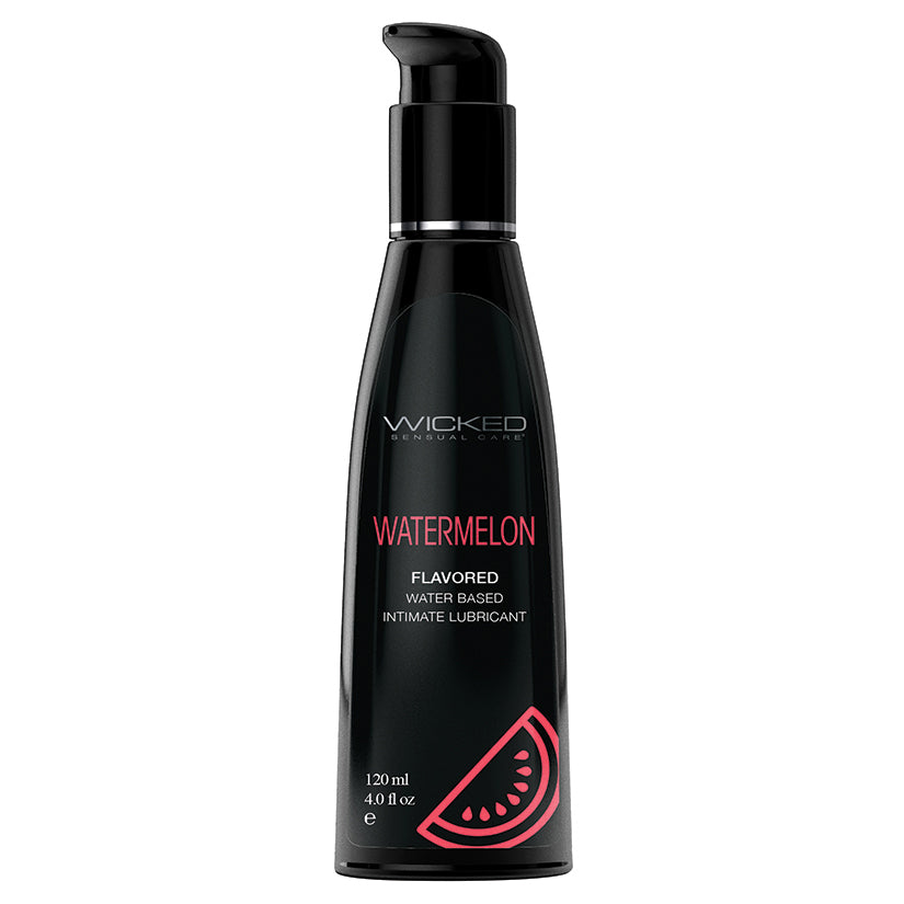 Wicked Aqua Flavored Lube-Watermelon 4oz - Eros Fine Goods
