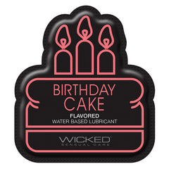 Wicked Sensual Aqua Flavored Birthday Cake Foil Pack 3ML - Eros Fine Goods