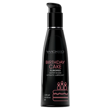 Wicked Aqua Flavored Lube-Birthday Cake 4oz - Eros Fine Goods