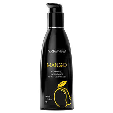 Wicked Aqua Flavored Lube-Mango 2oz - Eros Fine Goods