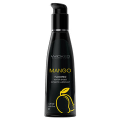 Wicked Aqua Flavored Lube-Mango 4oz - Eros Fine Goods