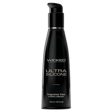 Wicked Ultra Silicone Lube Fragrance Free 4oz - Eros Fine Goods